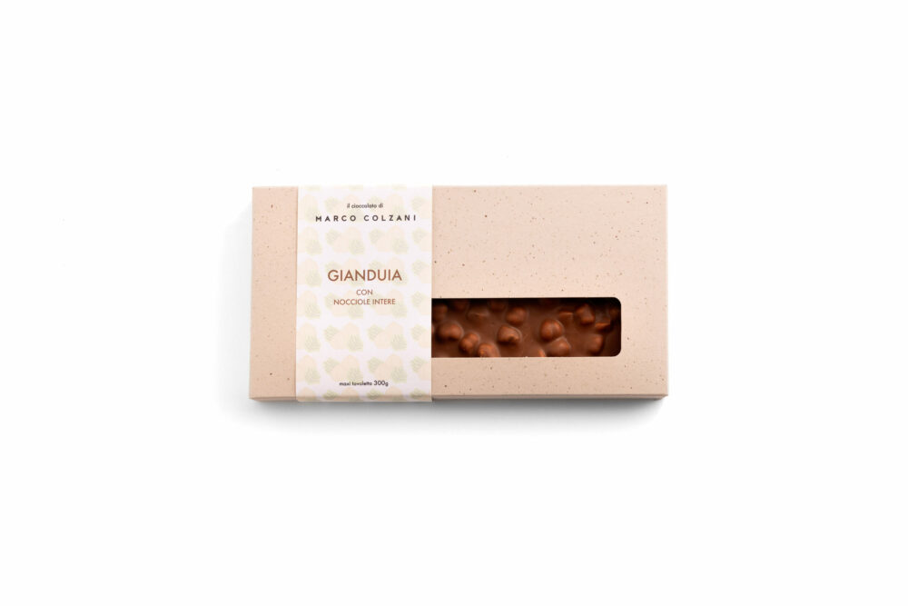 Maxi Gianduia Chocolate Bar with Whole Hazelnuts